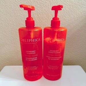 Obliphica Seaberry Shampoo & Conditioner Liters